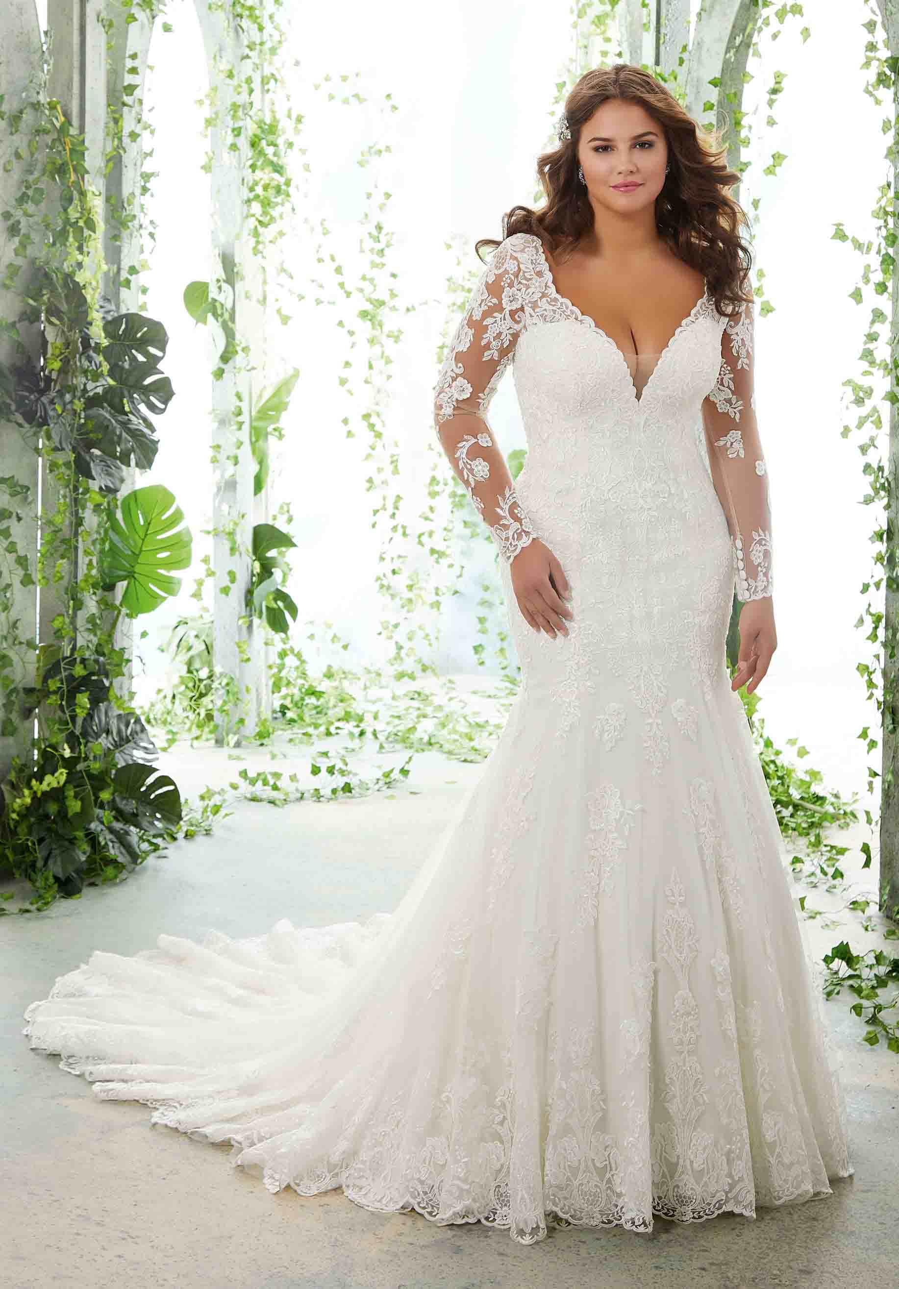 Acquisto \u003eabito sposa sirena curvy Grande vendita - OFF 77%